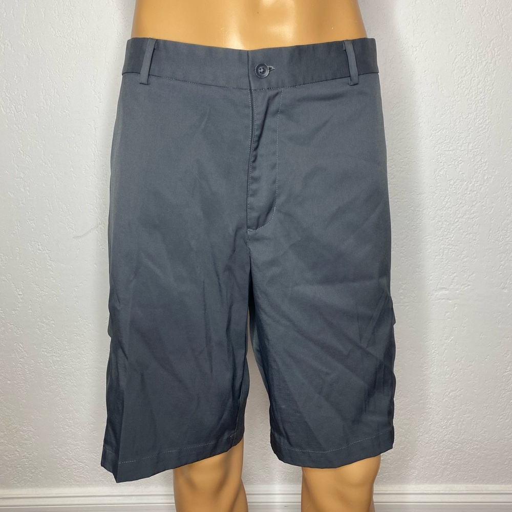 Nike Golf Cargo Shorts Dri Fit Performance Flat Athletic Mens Size 36 Gray